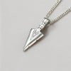 Pendentif celtique Gungnir viking acier