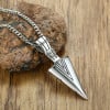 Pendentif celtique Gungnir viking acier
