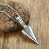 Pendentif celtique Gungnir viking acier
