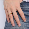 Men's High Polished Tungsten Gold Plated Inside Custom Engraved wedding Ring