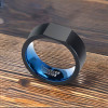 Anello da uomo personalizzabile in carburo di tungsteno blu nero