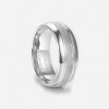 Customizable wedding ring for men, Tungsten ring, sand center