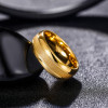 Bague mariage personnalisable homme anneau Tungstene centre sable