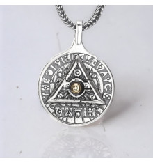Colgante de plata Ojo de la Providencia