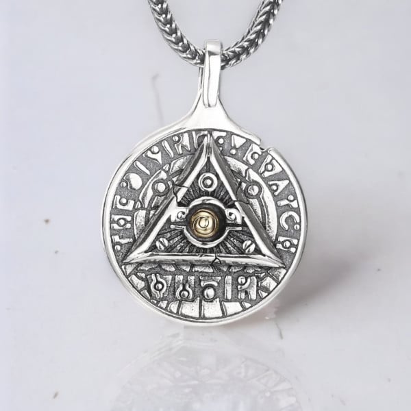 Pendentif argent oeil de la providence