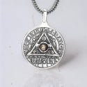 Pendentif argent oeil de la providence