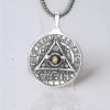 Pendentif argent oeil de la providence