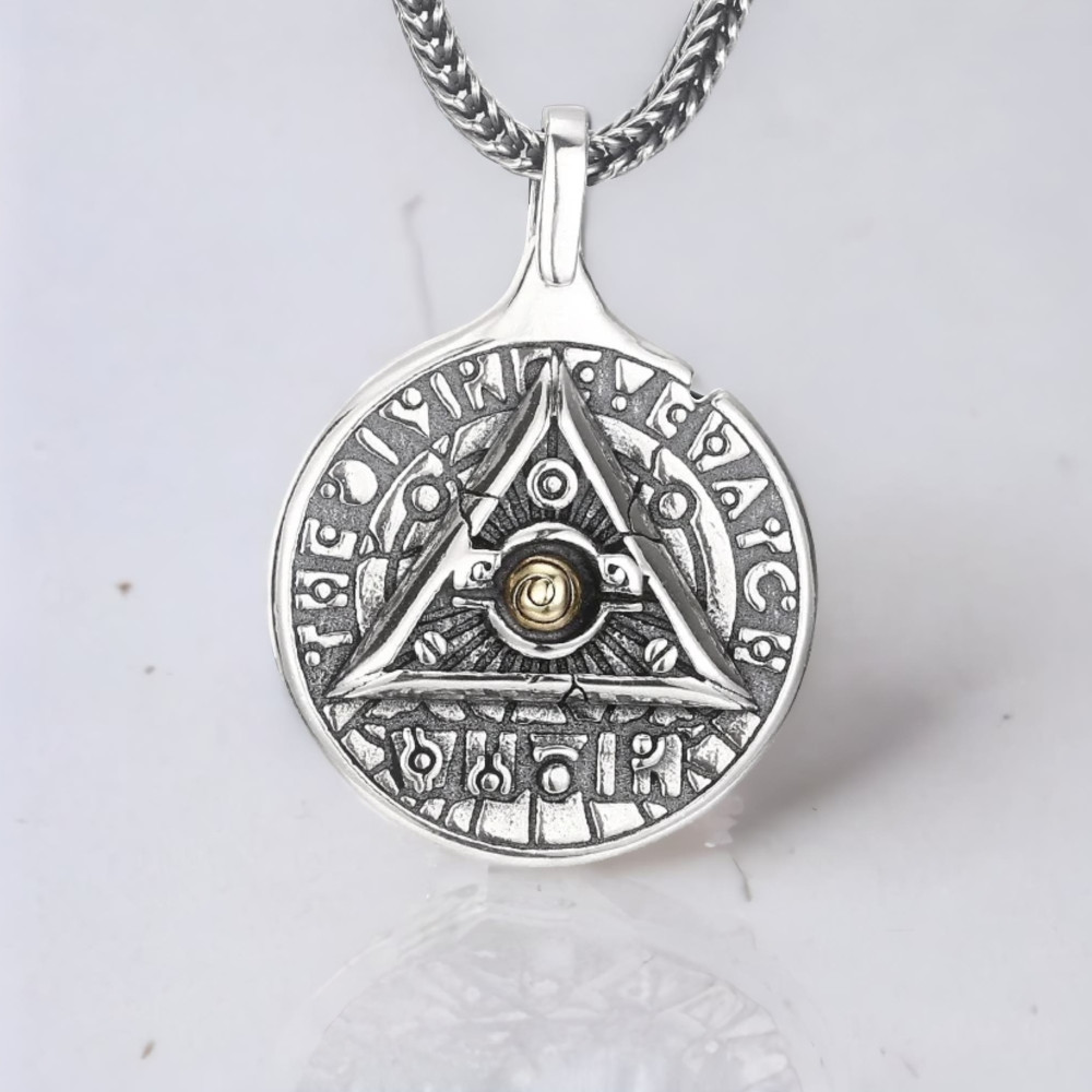 Pendentif argent oeil de la providence