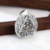Pendentif argent oeil de la providence