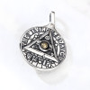 Pendentif argent oeil de la providence