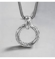 Viking Keltische Ring Hanger van 925 Zilver – Symbool van kracht, erfgoed en Noordse spiritualiteit