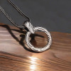 Pendentif argent anneau viking celtique