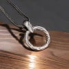 Pendentif argent anneau viking celtique
