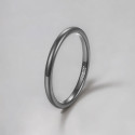 Anello in tungsteno sottile anello liscio