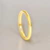 Bague tungstène anneau fin lisse