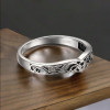 Sterling Silver Celtic Knot Pattern Ring