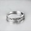 Zilveren ring met een gebeitelde Keltische ring