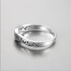 Zilveren ring met een gebeitelde Keltische ring