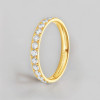 Bague éternité titane zirconium