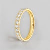 Bague éternité titane zirconium