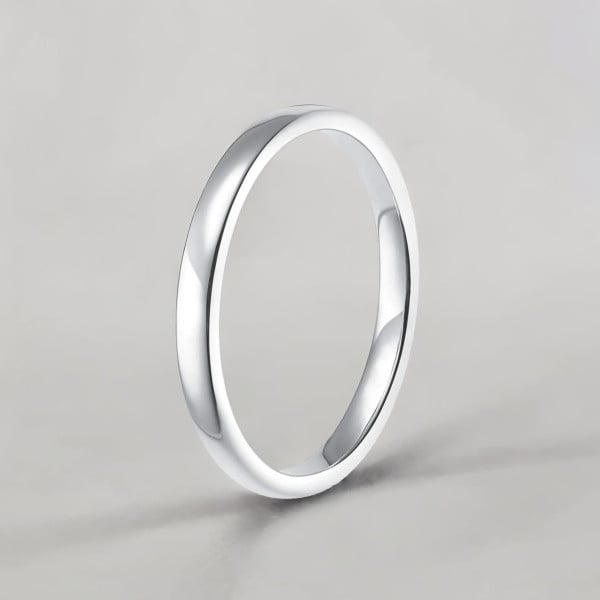 Bague alliance titane 2mm personnalisable
