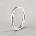 Aanpasbare 2mm titanium trouwring