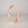 Rose Bague alliance titane 2mm personnalisable