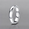 Bague tungstène alliance 4mm lisse