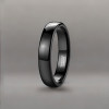 Bague tungstène alliance 4mm lisse