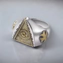 Sterling Silver Signet Ring with Eye of Providence