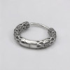 Men's Sterling Silver Bali Hoop Earrings