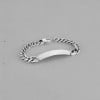 Bracelet personnalise homme gourmette acier chaine a graver