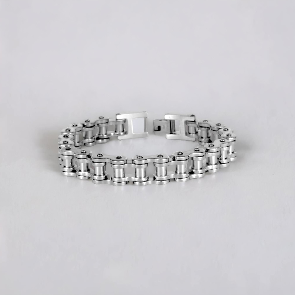 Stainless Steel Men's Motorcycle Chain Bracelet
