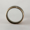 Bague personnalisee tungstene homme finition brosse noir bleu