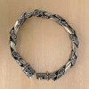 Bracelet homme argent torsade motif celtique viking