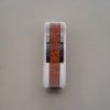 6mm Bague personnalisee homme Tungstene bois laque