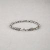 Balinese Silver Cylinder Mesh Braid Bracelet for Men