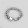 Bracelet homme argent massif chaine epaisse biker motard