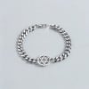 Bracelet homme chaine acier etoile de david