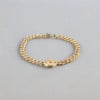 Bracelet homme chaine acier etoile de david