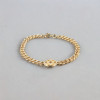 Bracelet homme chaine acier etoile de david