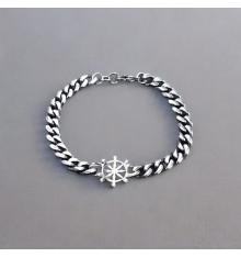 Cuban Chain Bracelet Steel Marine Rudder