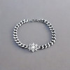 Bracelet homme chaine acier gouvernail