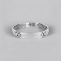 Bracelet personnalise homme gourmette acier
