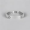 M Bracelet personnalise homme gourmette acier
