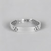 Bracelet personnalise homme gourmette acier