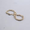 Bracelet Chaîne Cubaine Acier Gouvernail Marin (Dupliqué)