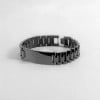 Bracelet personnalise homme gourmette acier (Dupliqué)