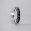 Bague personnalisee dome brosse tungstene alliance