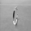 Solid silver Celtic Viking bangle twisted bracelet for men and women